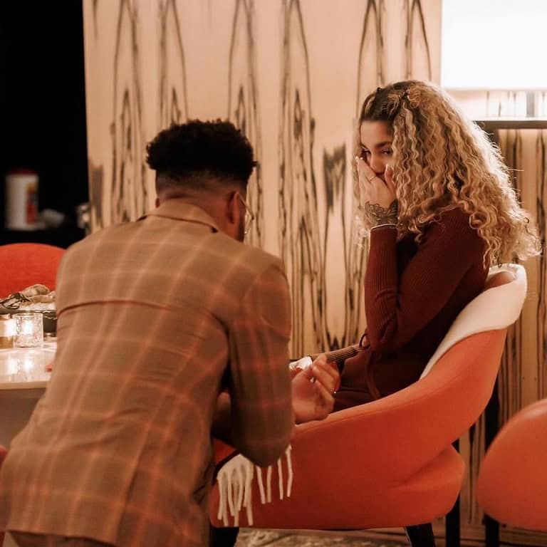 Marlon Humphrey with his girlfriend