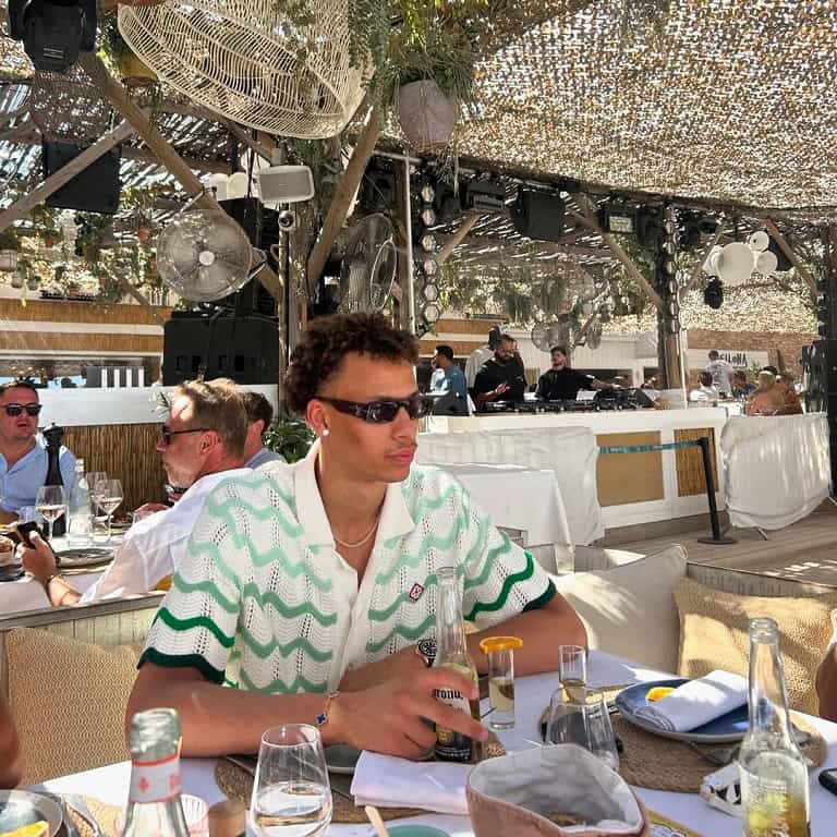 Dyson Daniels in one of his vacations.